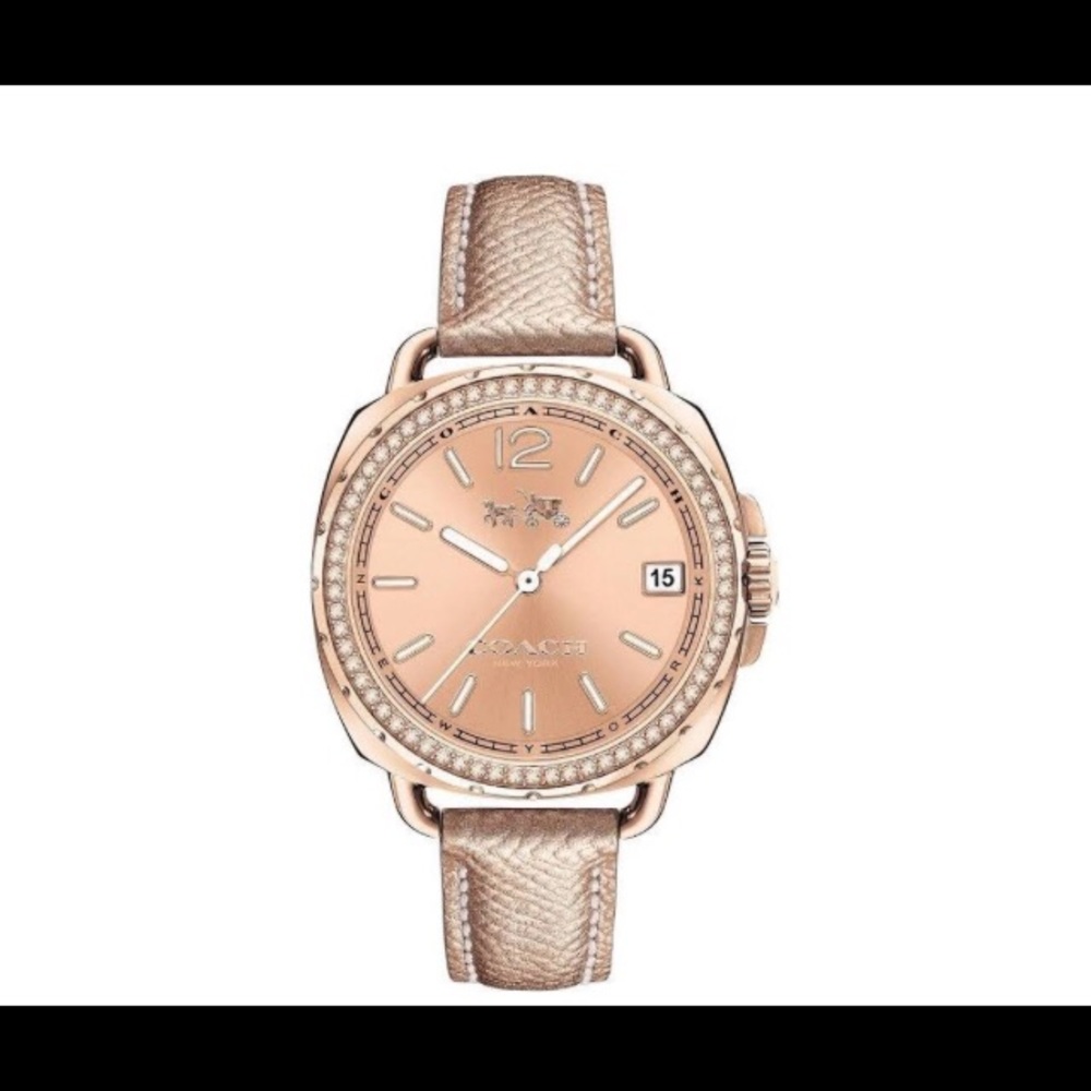 🆕 Coach Tatum Watch, Rose Gold